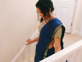 Desi young bhabhi strips from saree to please you christmas present pov indian