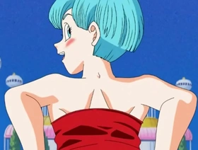 Dragon ball bulma showing pussy and tits