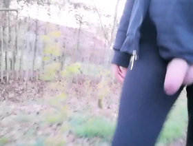 4 girls only my dick taking a forest walk p