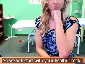 Fake hospital doctor offers blonde a discount on new tits in exchange for a good